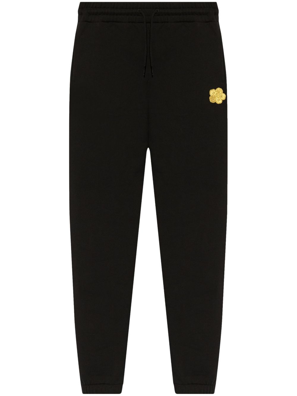 Kenzo logo cotton track pants - Black