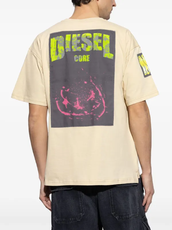 Diesel T-Boxt-Slits-R8 Tシャツ | ニュートラル | FARFETCH JP