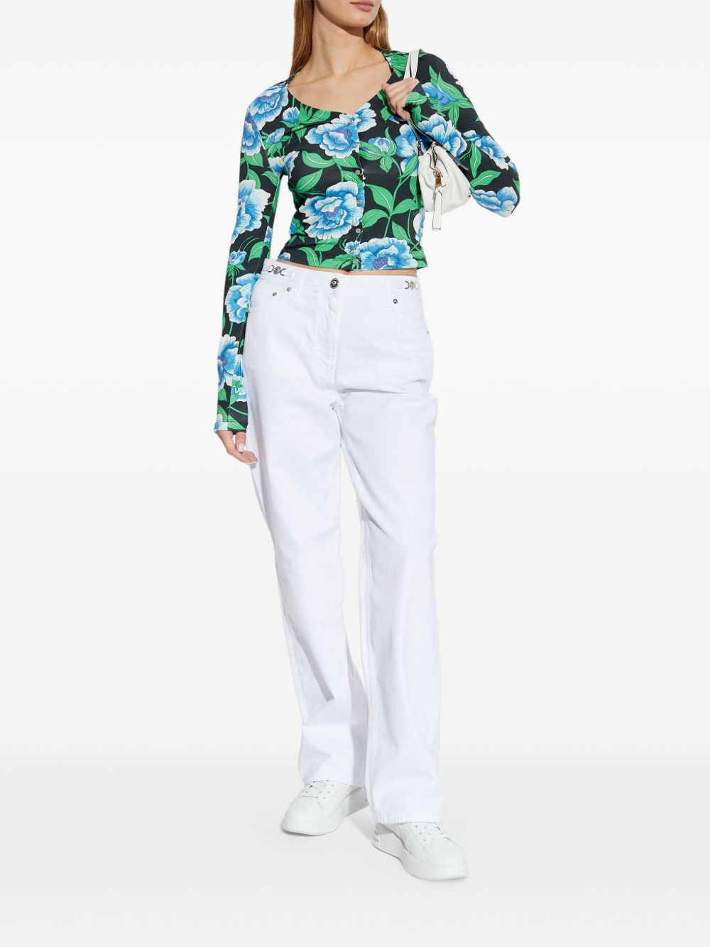 Kenzo Top met bloemenprint - Zwart