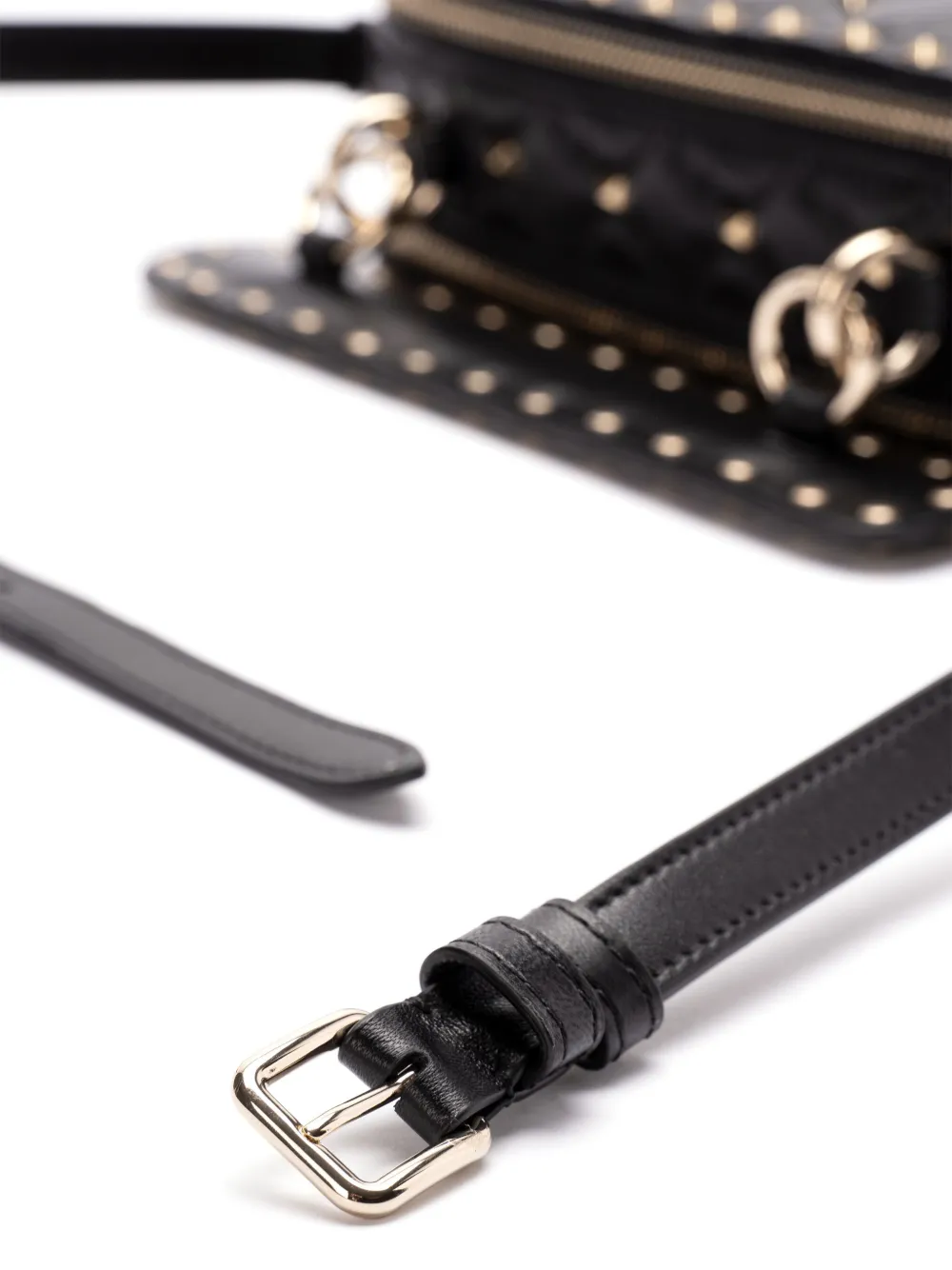 Valentino Garavani Rockstud crossbodytas met spikes Zwart