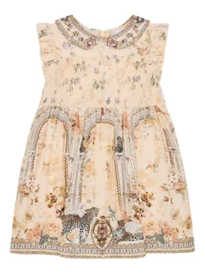 camilla fairy gang dress Camilla Fairy Gang Shirred Relaxed Short Dress $699 NWT Size Medium