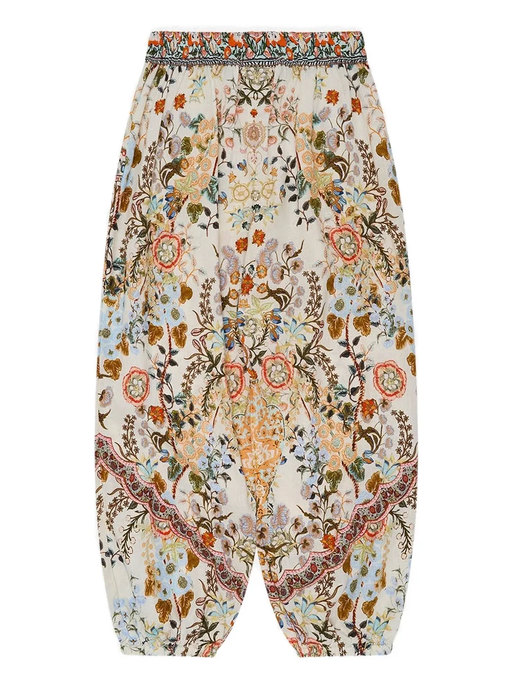Camilla Kids floral-print trousers Beige