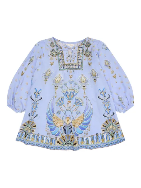 Camilla Kids Batwing patterned dress