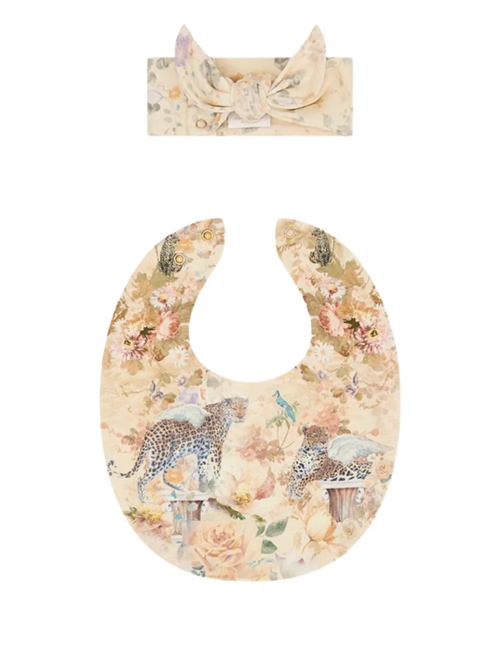 Camilla Babies' Floral-print Accessory Set In Neutral