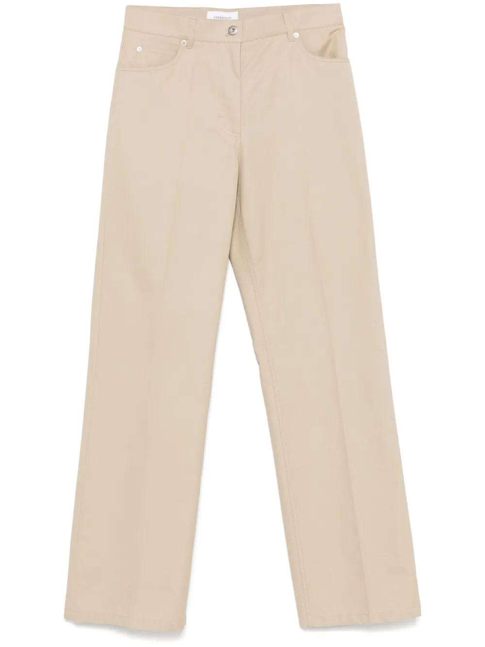 Ferragamo Broek met 5 zakken Beige