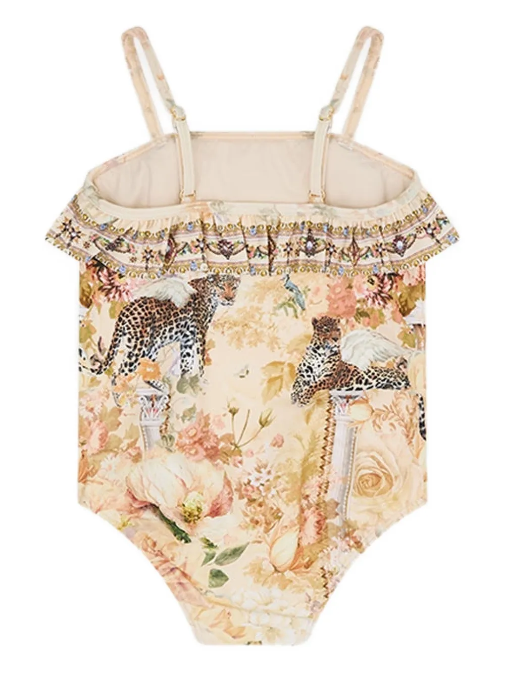 Camilla Kids leopard-print swimsuit Beige