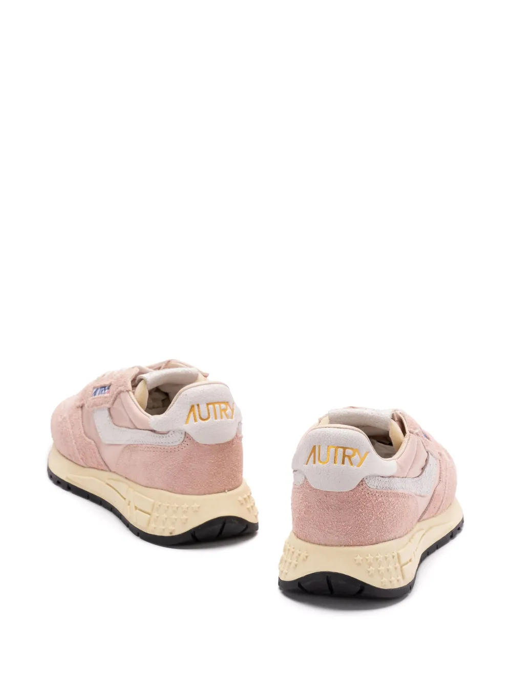 Autry logo-print trainers Pink