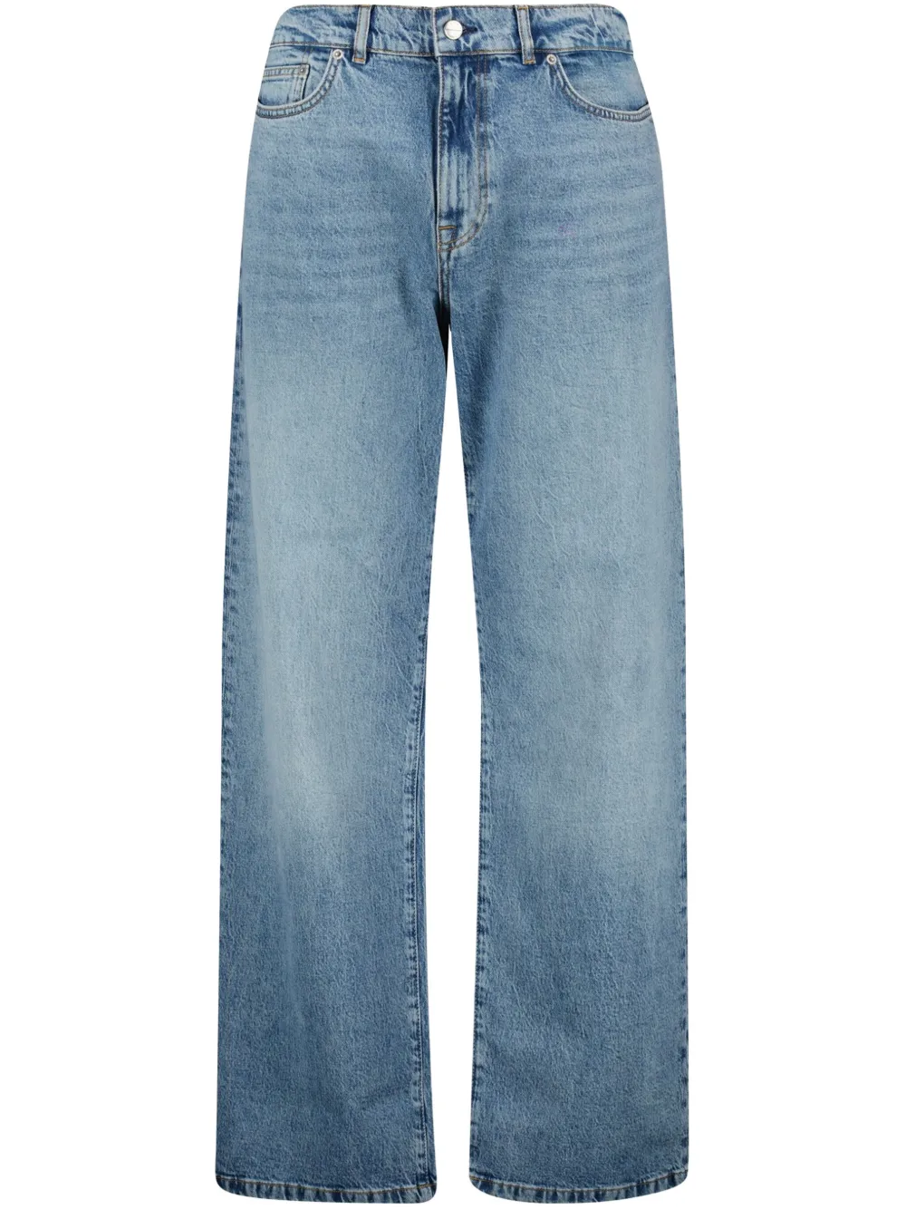 straight-leg jeans