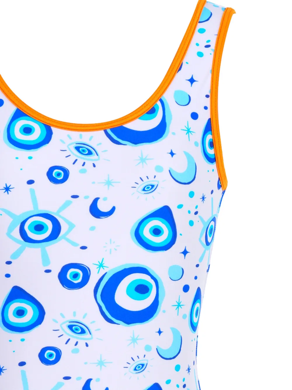 Nessi Byrd Kids Badpak met print Wit