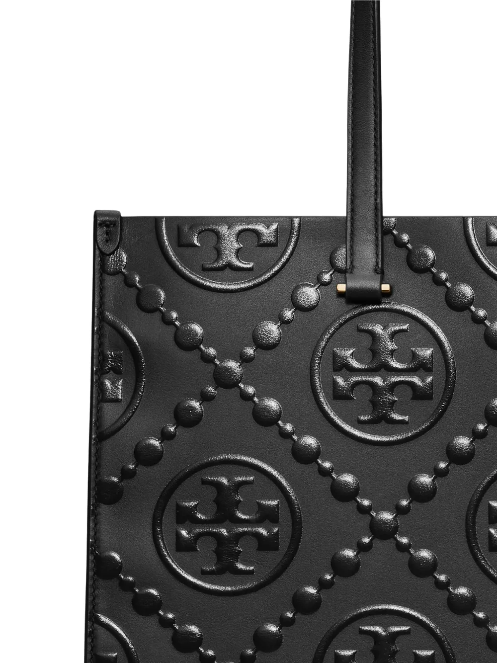 Tory Burch Shopper met monogram-print Zwart