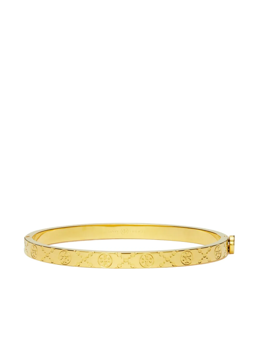 Tory Burch Bracciale con monogramma T - Oro