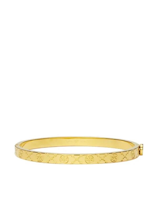 Tory Burch T モノグラム ブレスレット | ゴールドトーン | FARFETCH JP