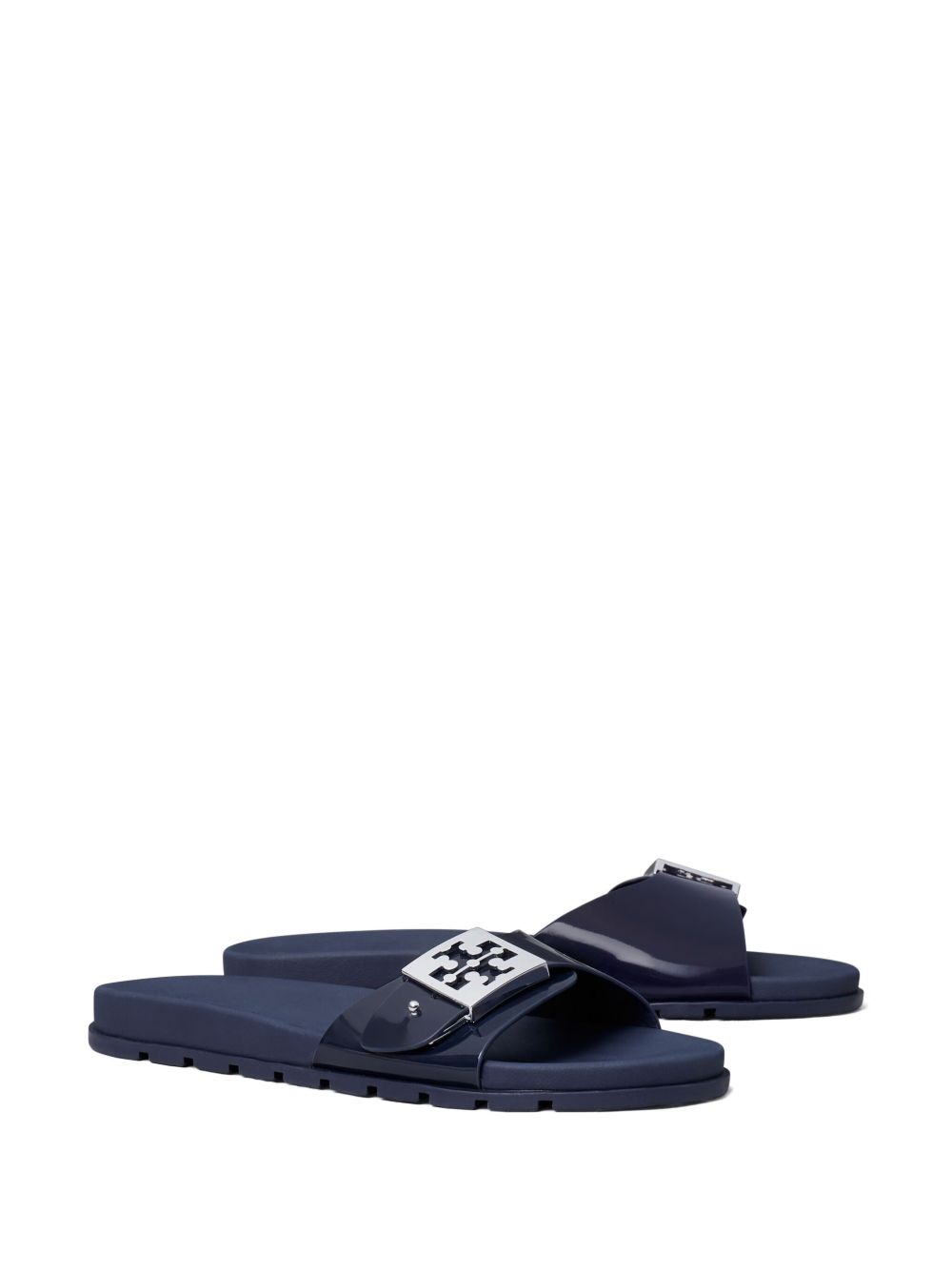 Tory Burch Slippers met gesp - Blauw