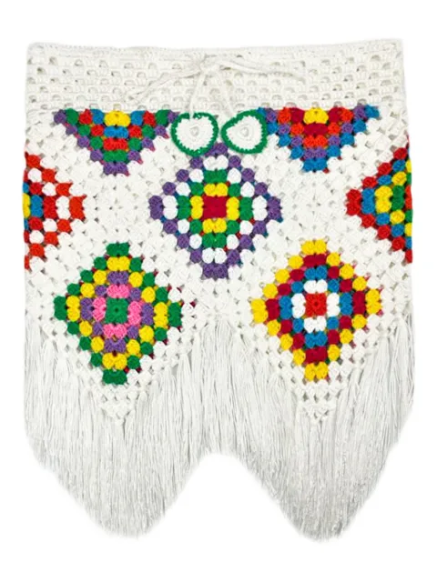 Nessi Byrd Kids fringed crochet skirt