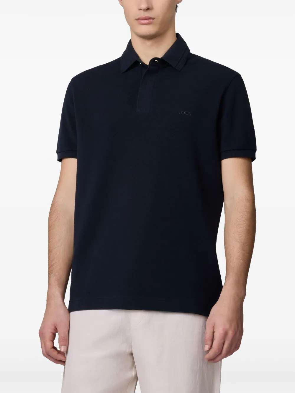 Tod's cotton polo shirt - Blauw