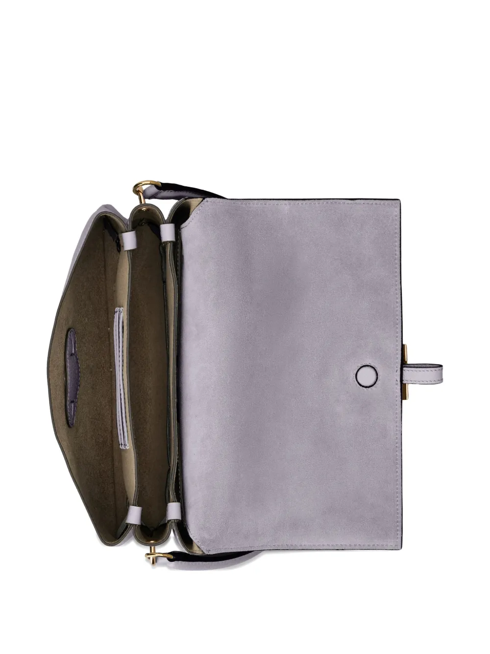 Tod's T Timeless Flap Shoulder Bag In Purple