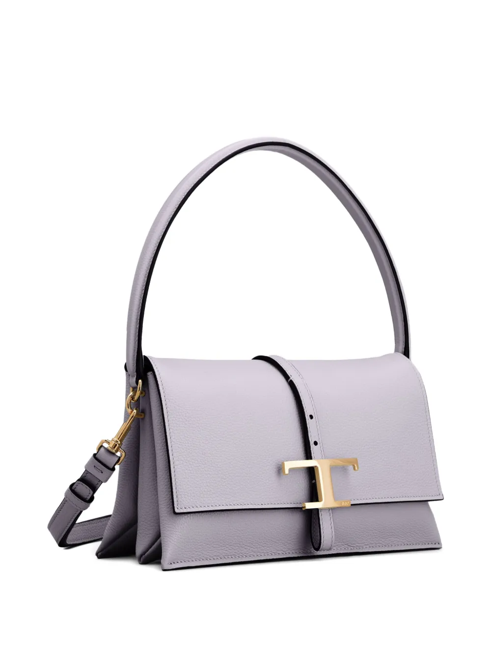 Tod's T Timeless Flap Shoulder Bag In Purple