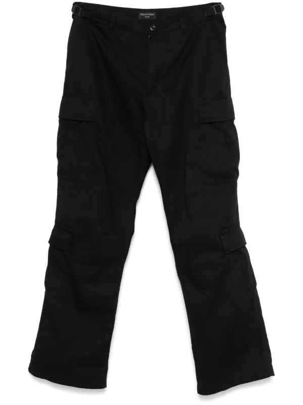 Balenciaga logo-embroidered Cargo Pants Black FARFETCH