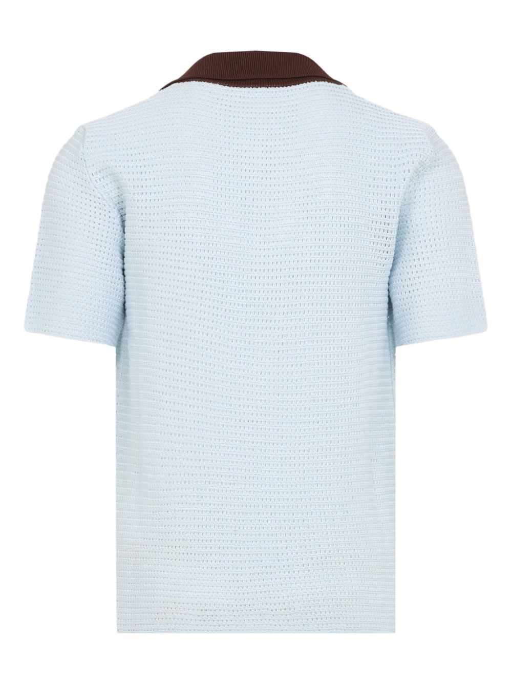 Jil Sander V-neck polo shirt - Blue