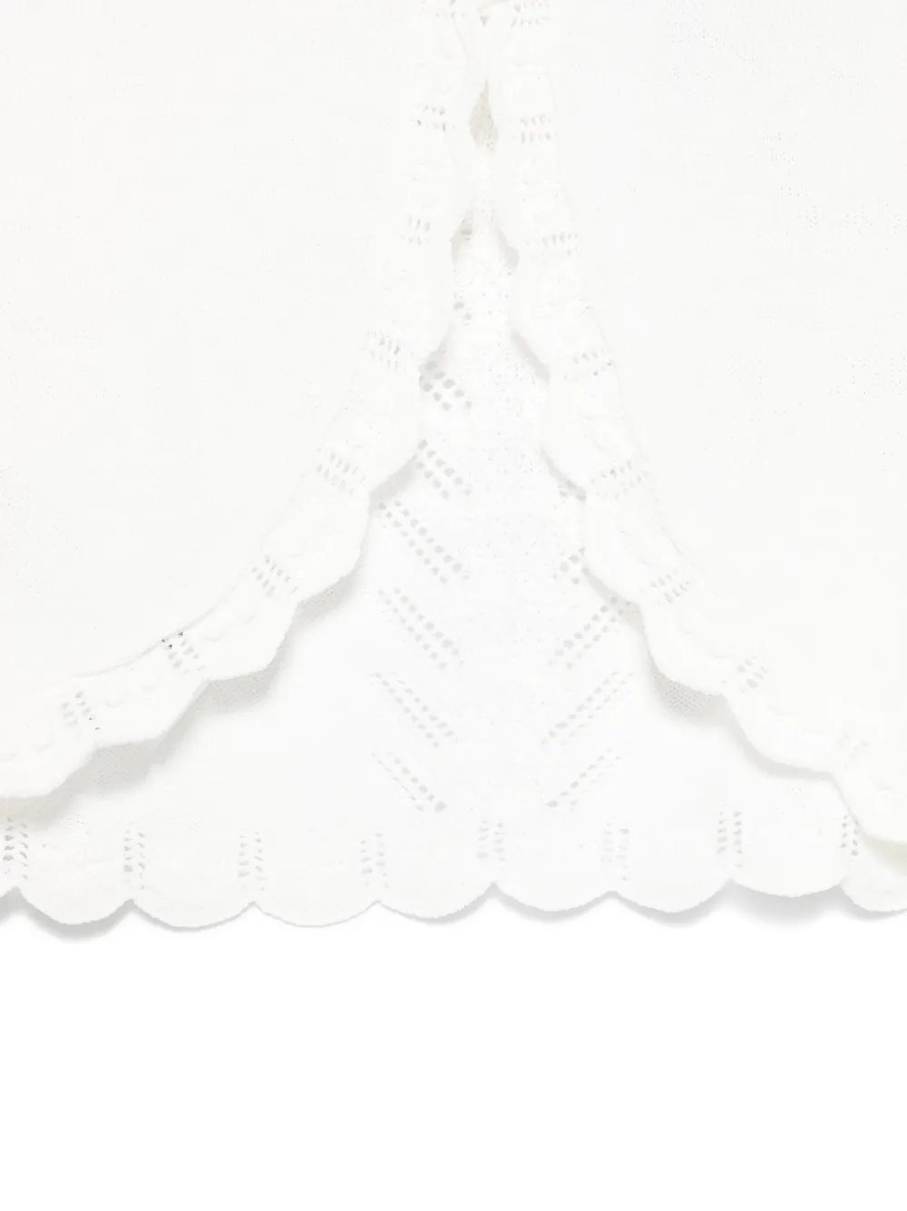 Abel & Lula Gebreid vest Wit