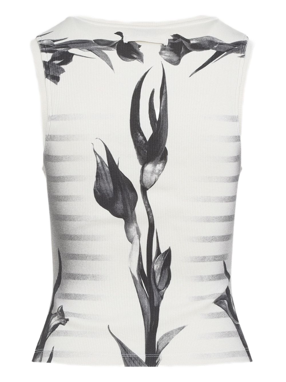 Jean Paul Gaultier floral-print top - Wit