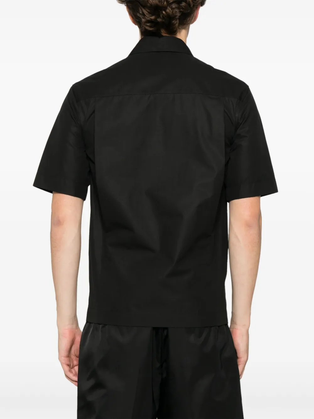 Jil Sander Katoenen overhemd Zwart