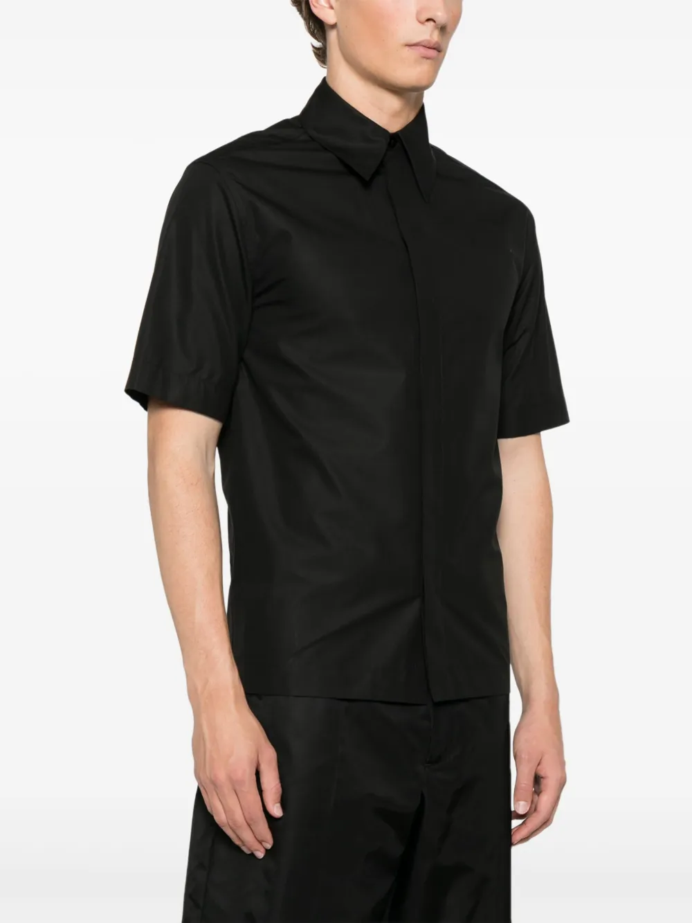Jil Sander Katoenen overhemd Zwart
