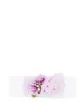 Colorichiari floral-appliqué hair band - Purple