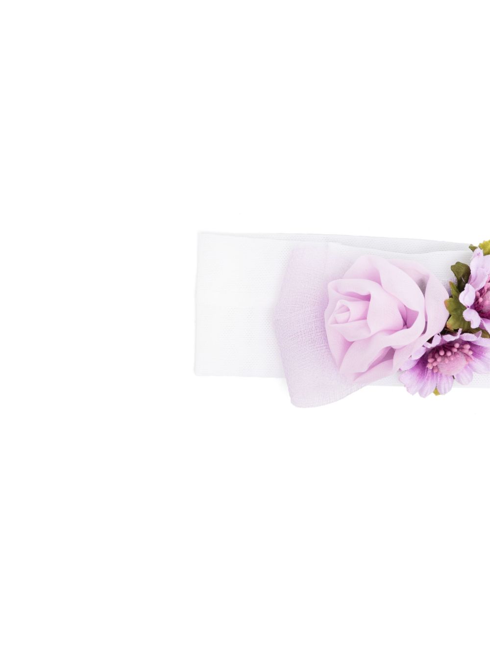 Colorichiari floral-appliqué hair band - Purple