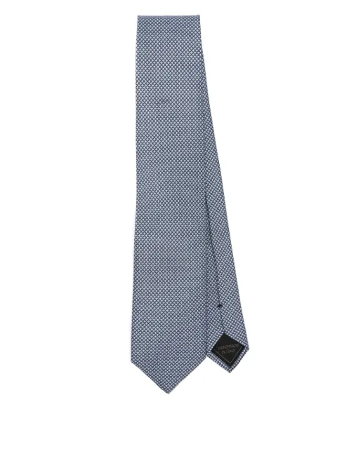 Brioni corbata con motivo geométrico