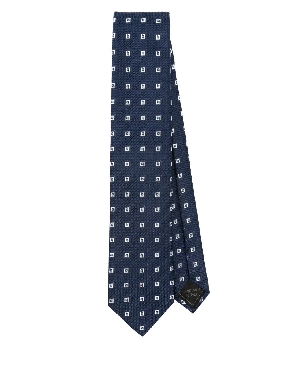 geometric-pattern tie