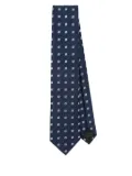 Brioni geometric-pattern tie - Blue