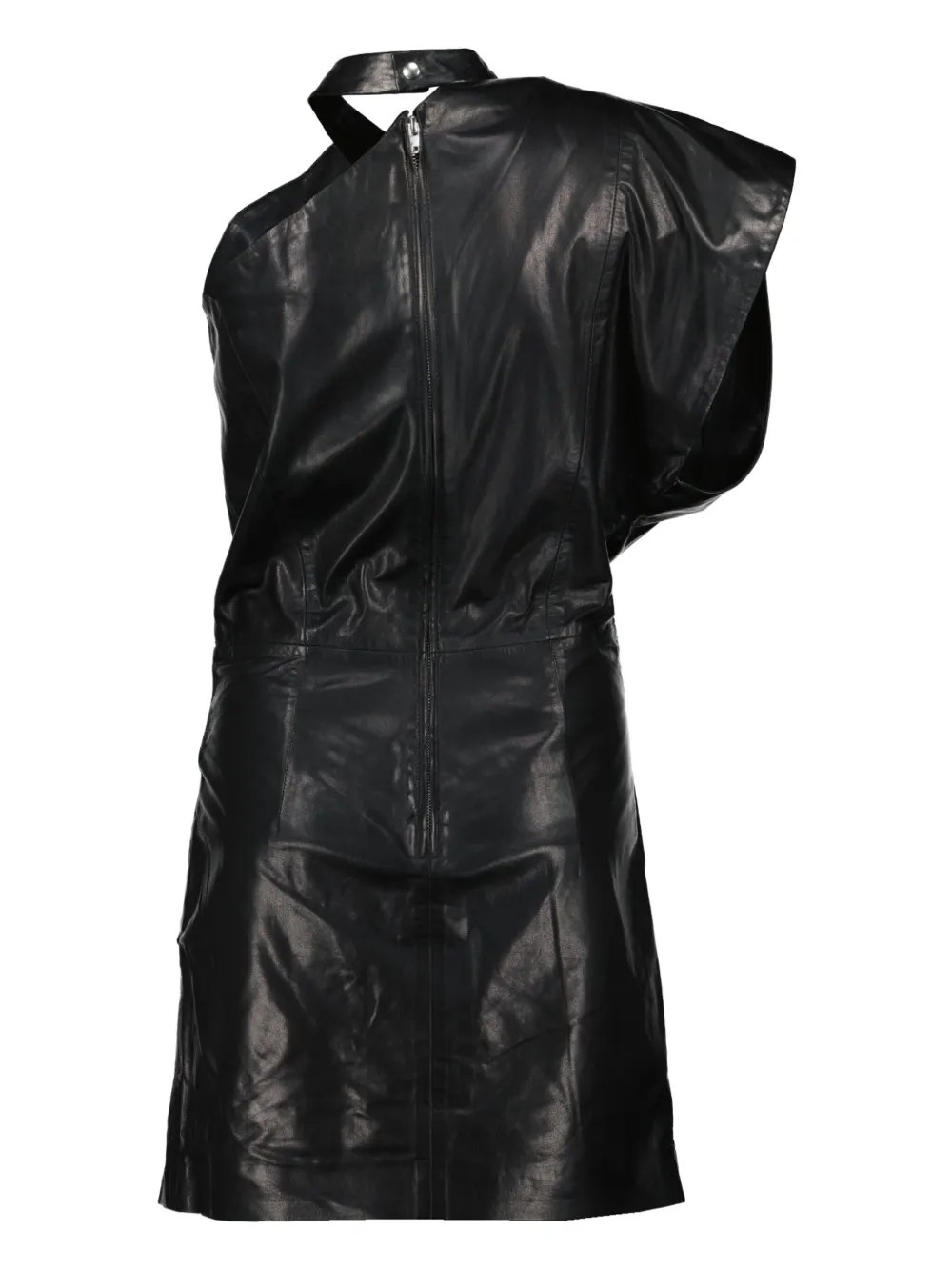 IRO leather dress - Zwart