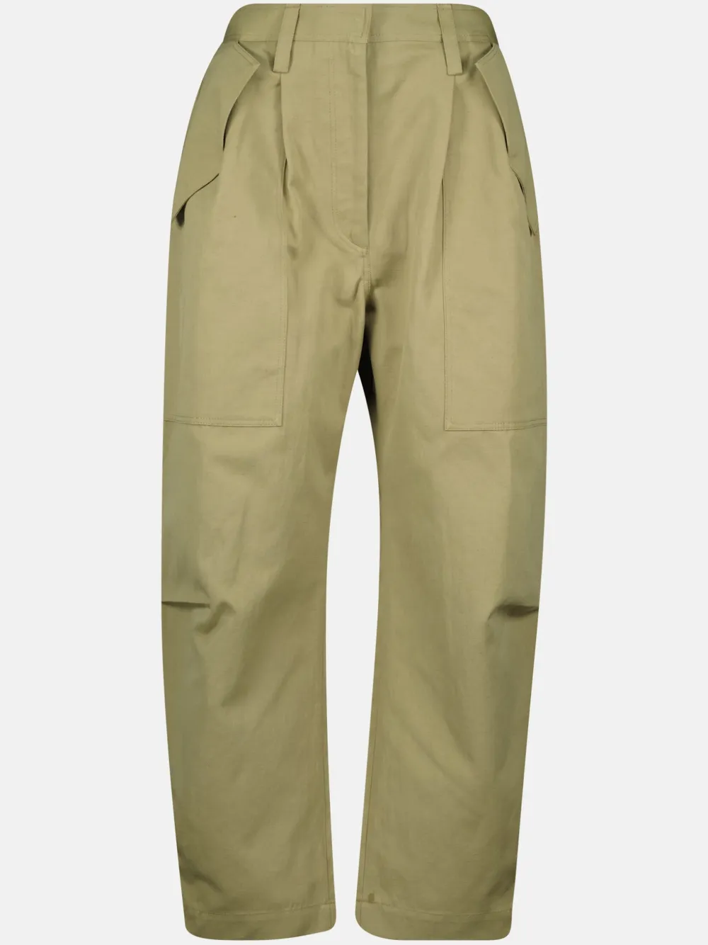 Iro Natsa Cotton Blend Trousers In Neutrals