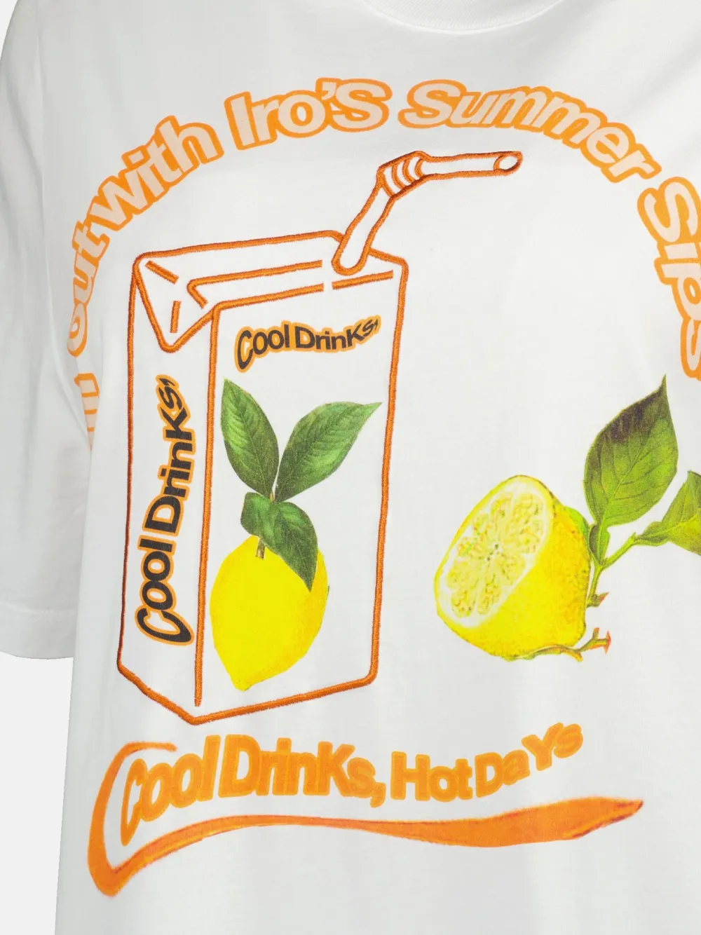 IRO Katoenen T-shirt Wit