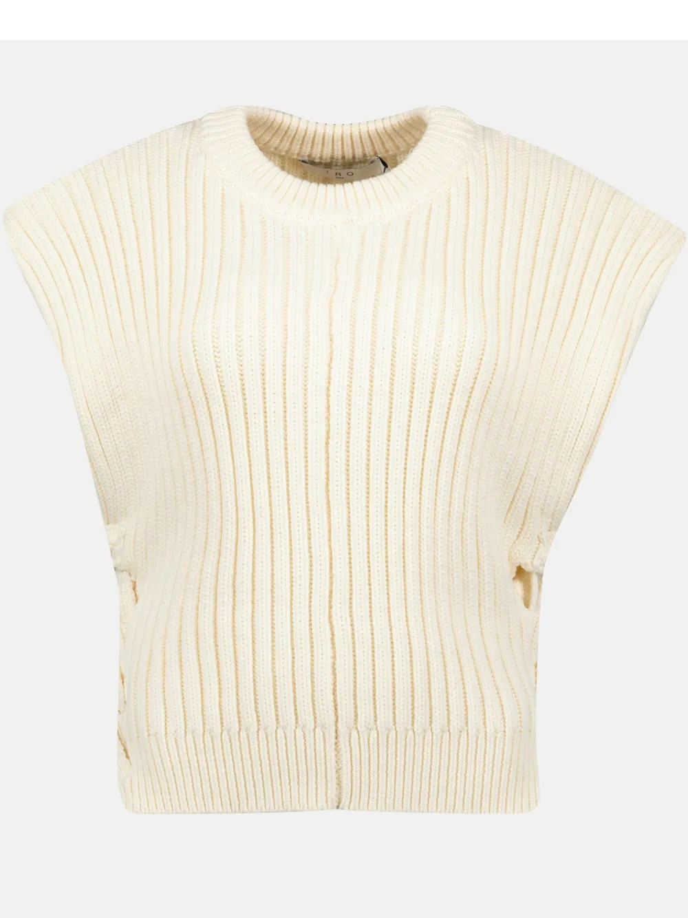 Iro Ribbed Top In Neutrals