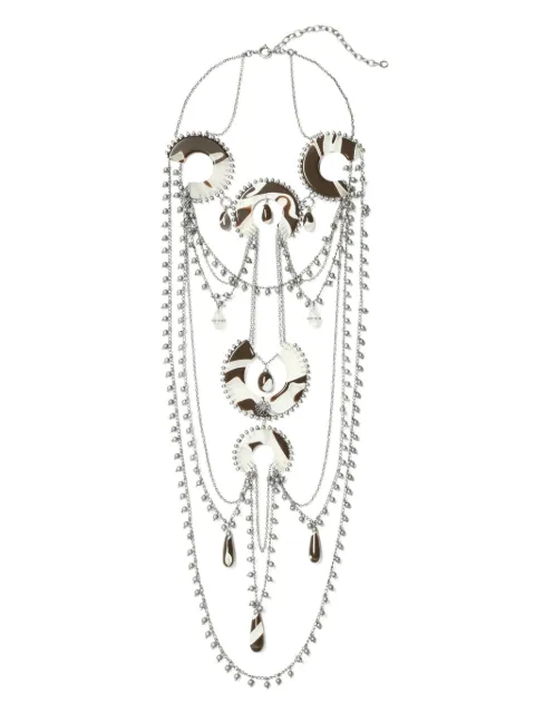 Tory Burch resin bead necklace 