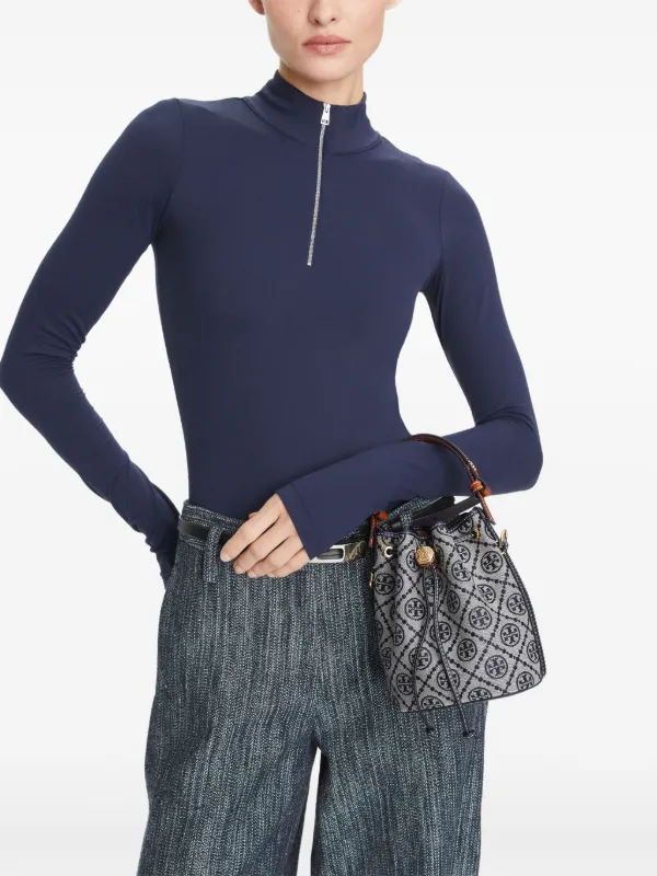 トリーバーチ MINI BUCKET Tory Burch Mini T Monogram Jacquard Bucket Bag | Nordstrom