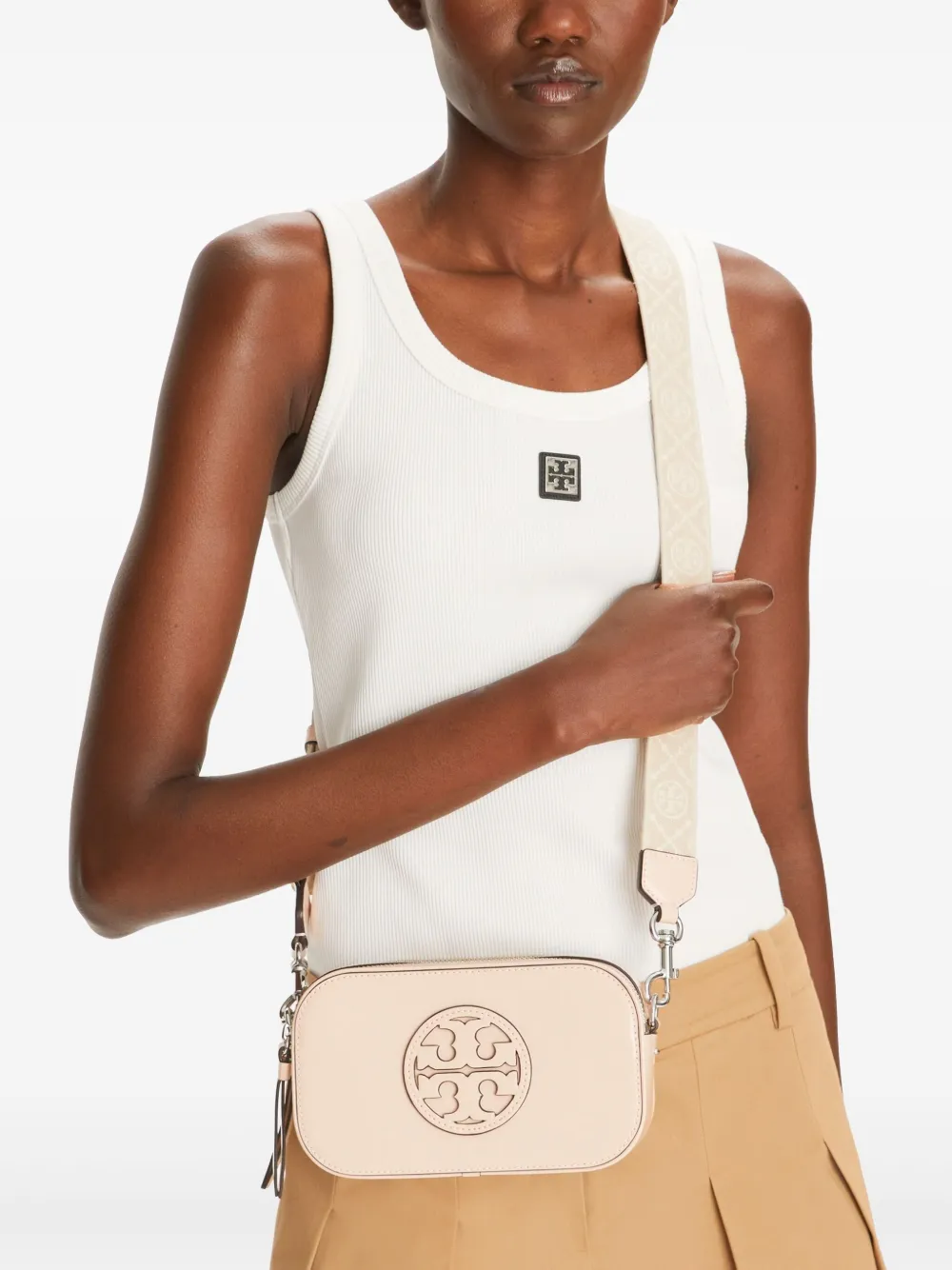 Tory Burch Miller mini-crossbodytas - Roze