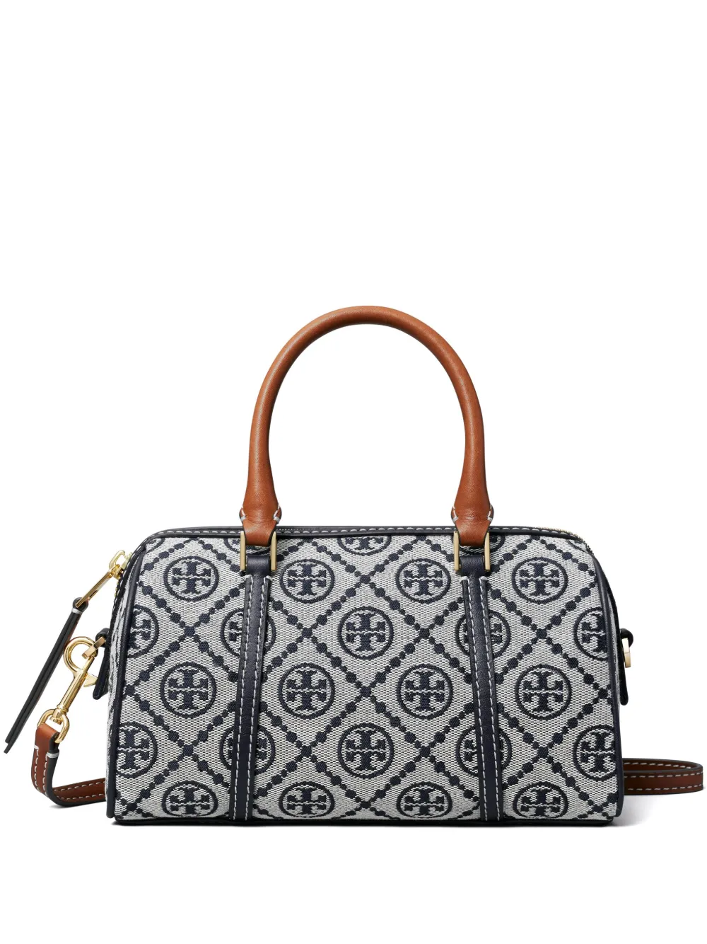 Tory Burch mini sac à main à motif T Monogram | gris | Image 1