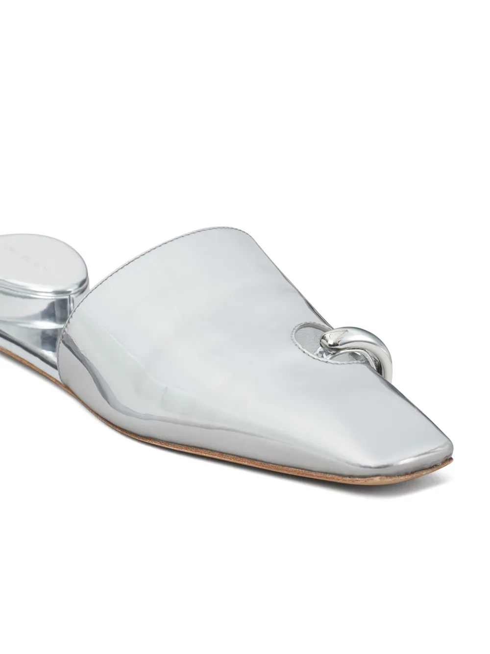 Tory Burch pierced mules Silver