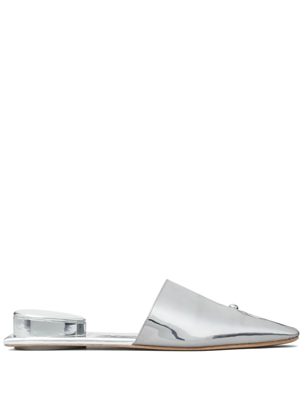 Tory Burch pierced mules Silver