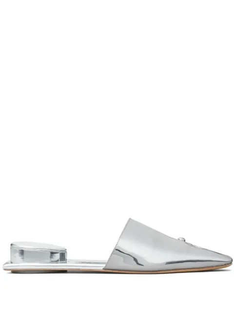 Tory Burch mules con perforaciones