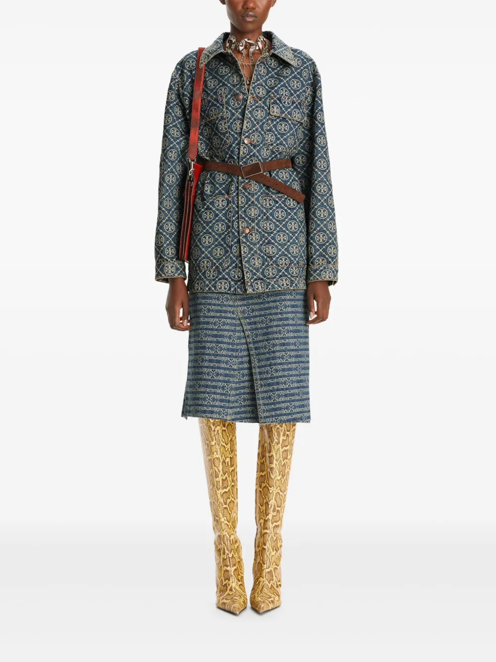 toryburch Tory Burch Denim rok - Blauw