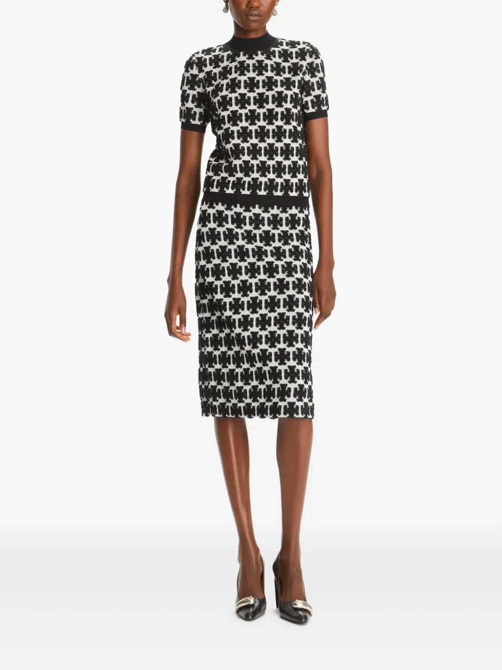Tory Burch playera con monograma T | Tops tejidos | Image 2