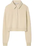 Tory Burch Double T-appliqué polo shirt - Neutrals