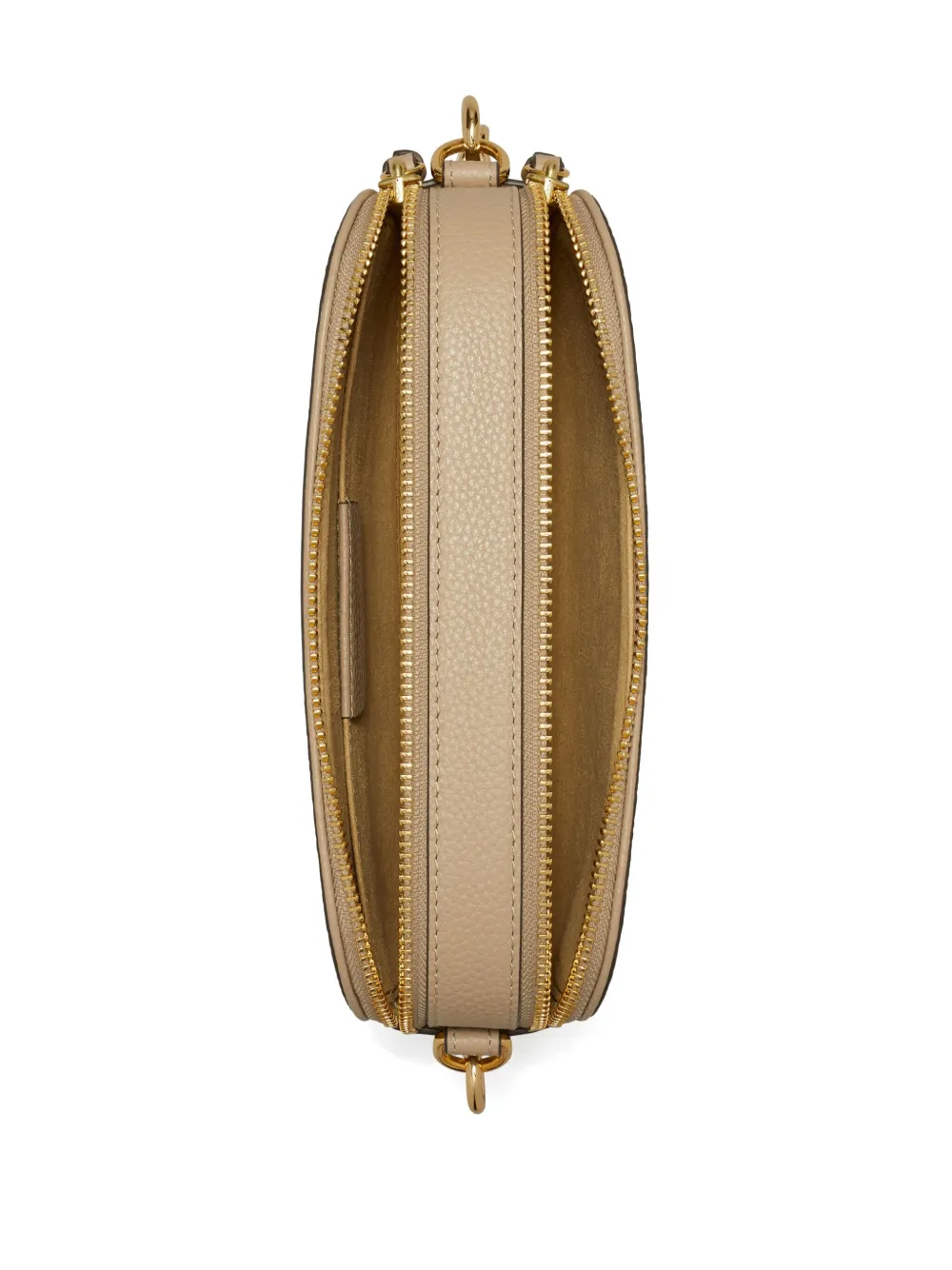 Tory Burch Mini Miller Leather Crossbody Bag In Neutrals