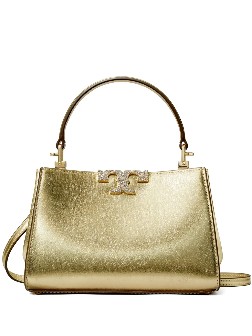 Tory Burch Eleanor メタリック ハンドバッグ - ゴールドトーン Tory Burch Eleanor メタリック ハンドバッグ - ゴールドトーン