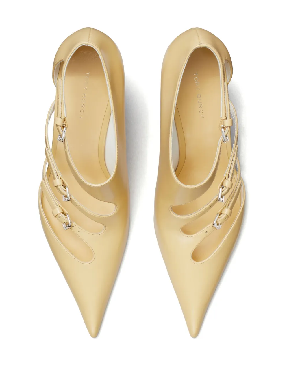 Tory Burch Multi-Buckle pumps Yellow
