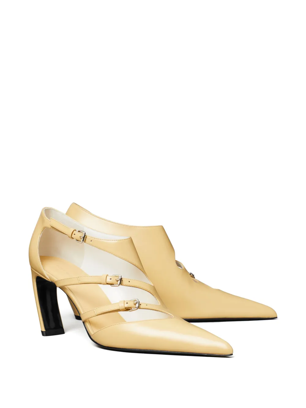 Tory Burch Pumps met meerdere gespen - Geel